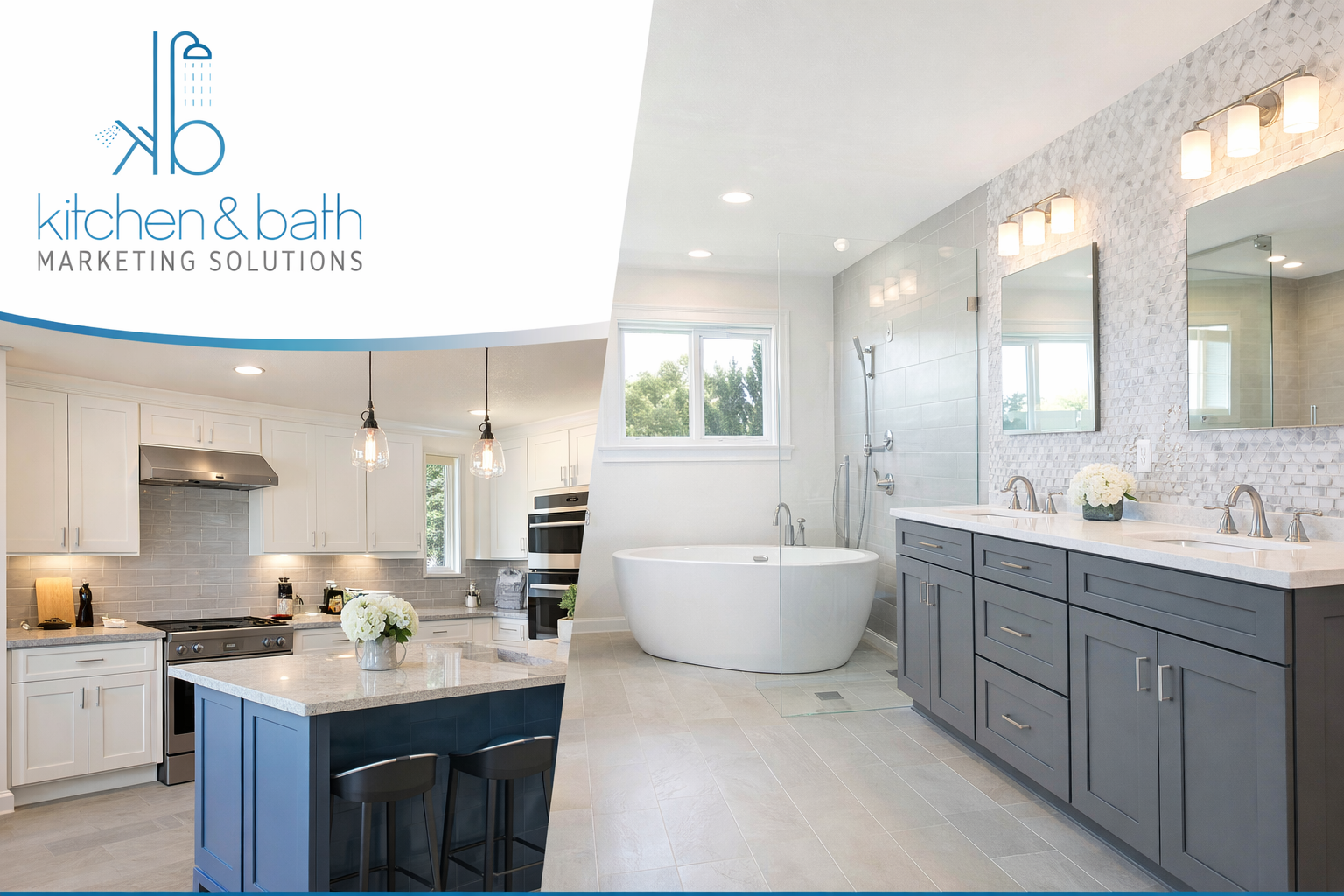 Modern kitchen and bathroom interior design